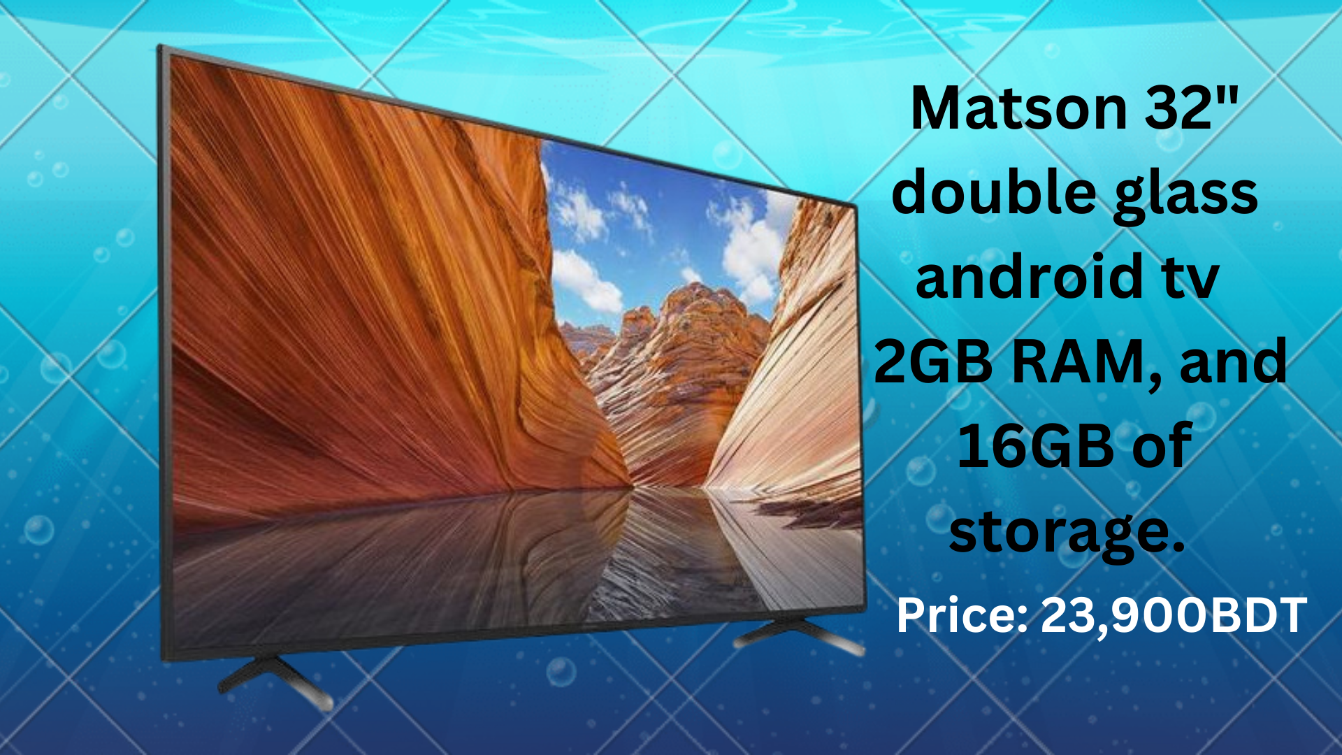 4K Ultra HD 32" TV SADG