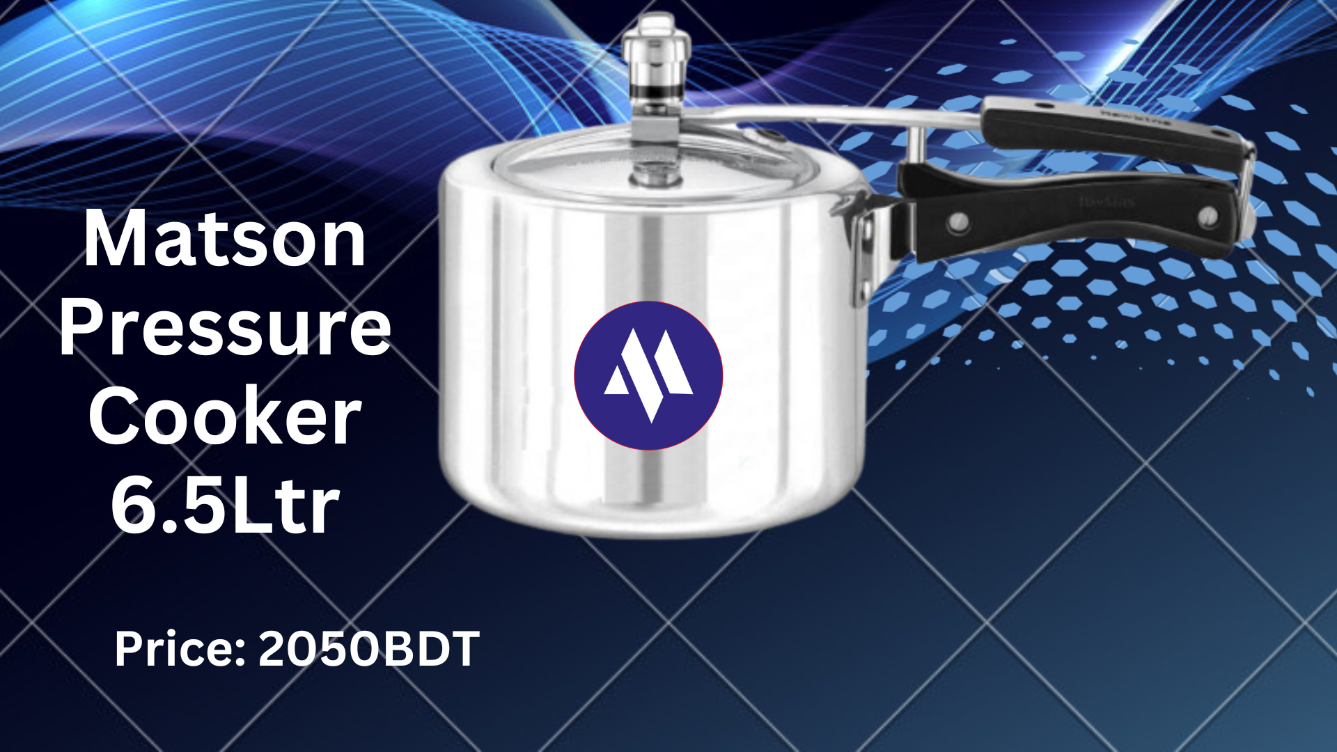 Apollo Presser Cooker 6.5 Ltr