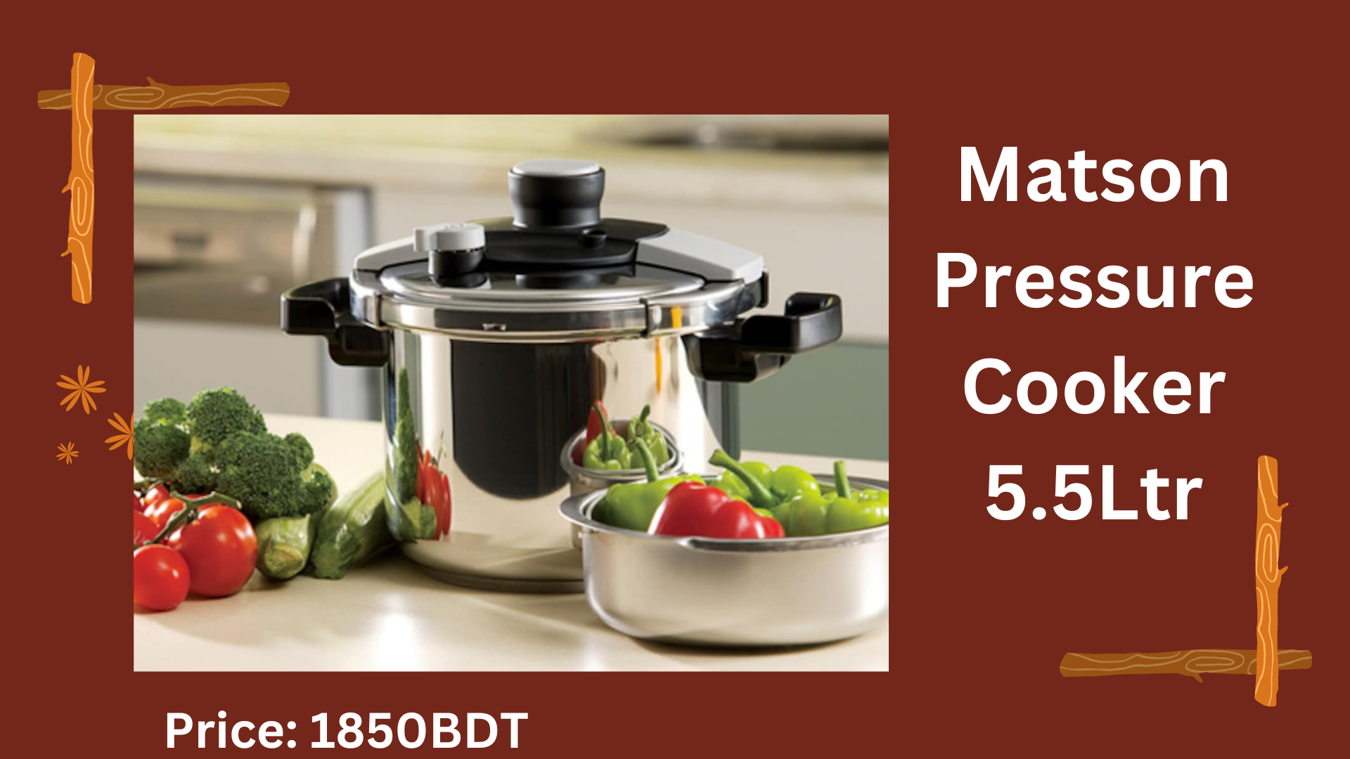 Presser Cooker 5.5 Ltr